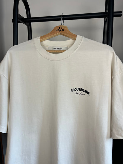 About:Blank Cream T-Shirt - Medium