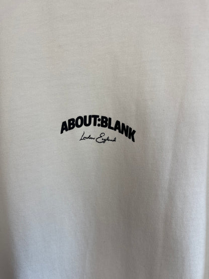 About:Blank Cream T-Shirt - Medium