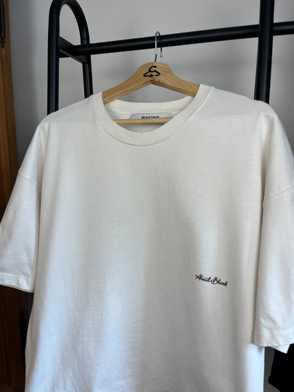 About:Blank Off White T-Shirt - Large