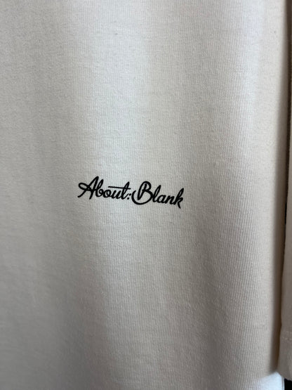 About:Blank Off White T-Shirt - Large