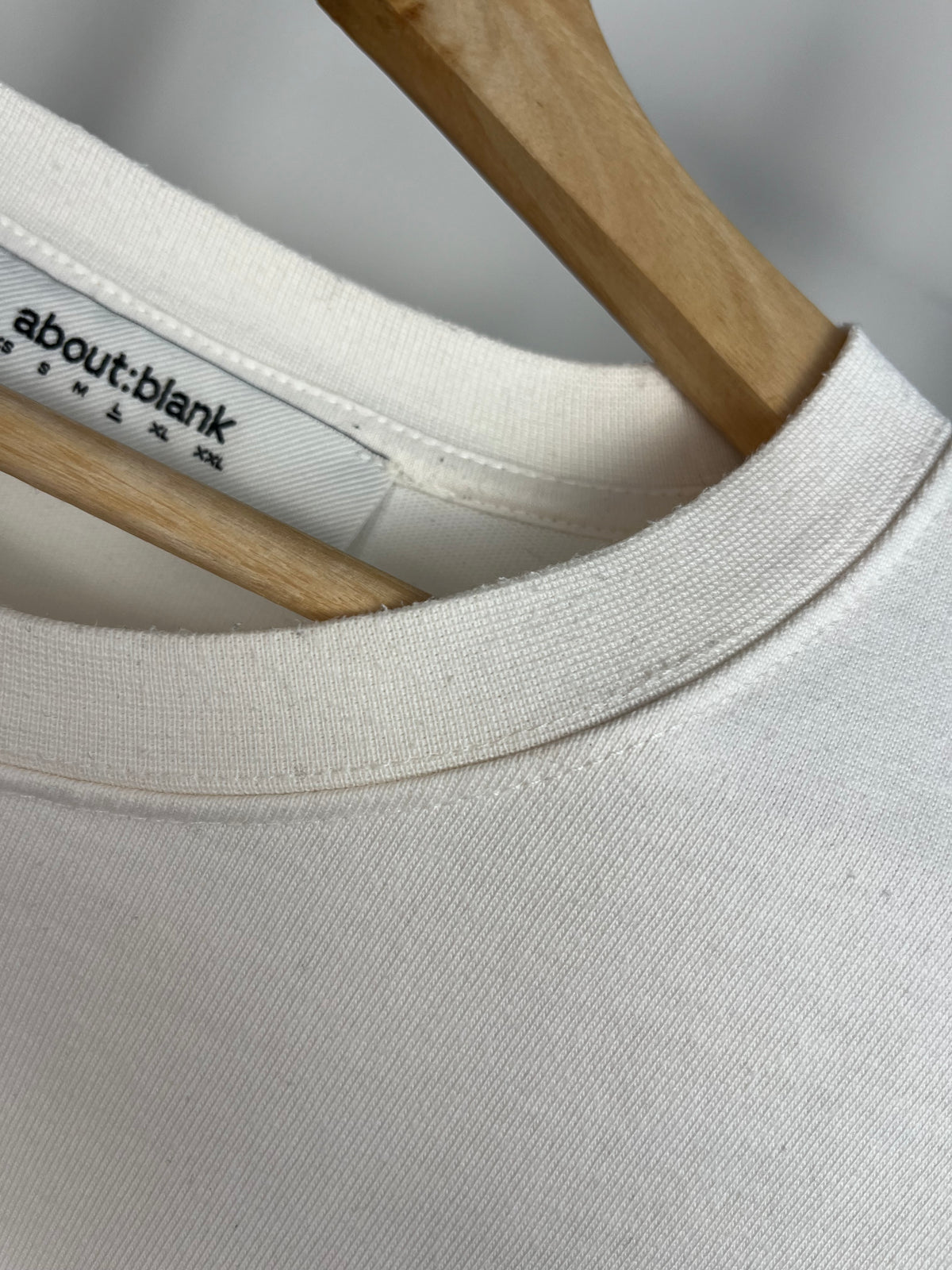 About:Blank Off White T-Shirt - Large