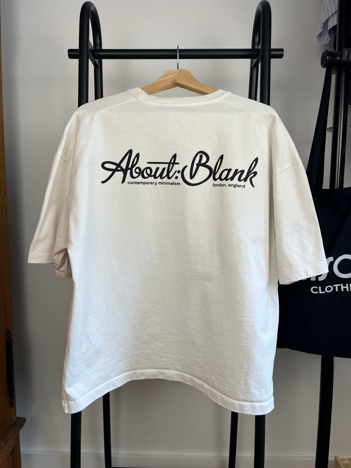 About:Blank Off White T-Shirt - Large