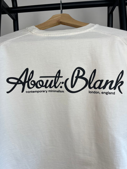 About:Blank Off White T-Shirt - Large