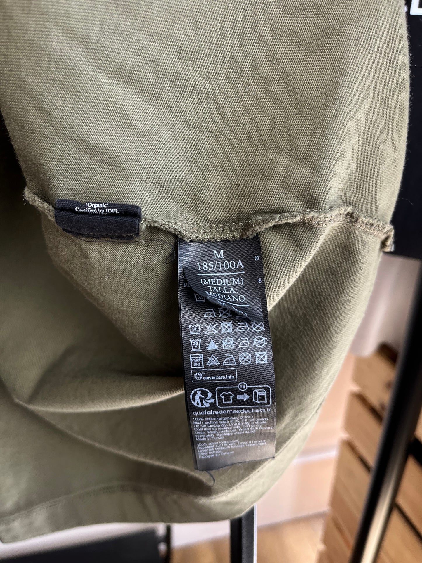 All Saints Khaki T-shirt - Medium