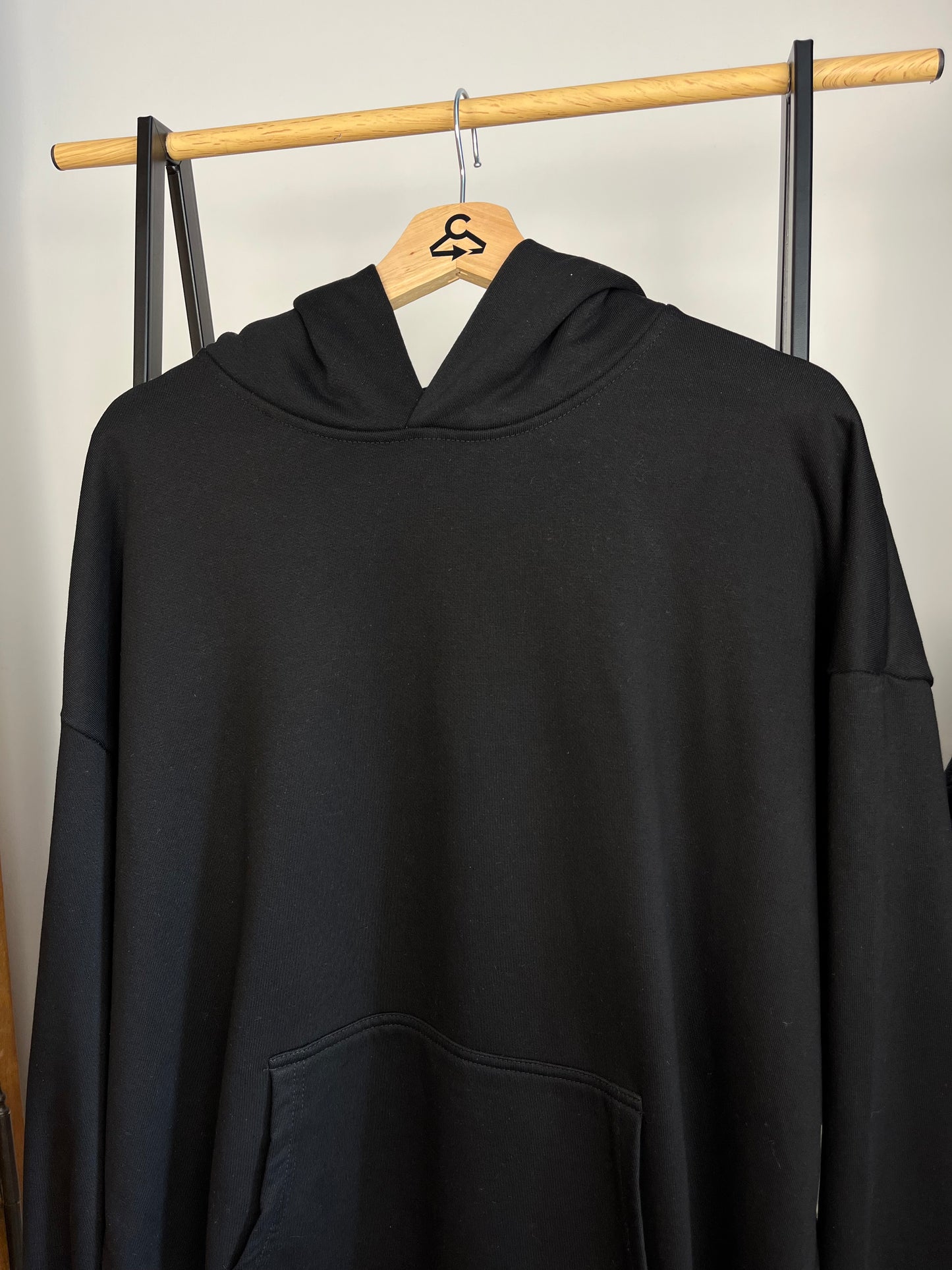 Sweats Collective Black Hoodie - Medium