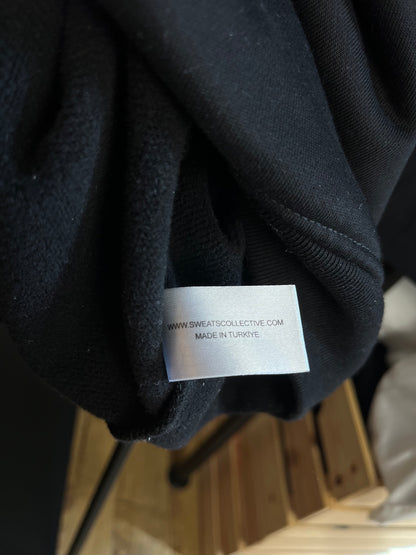 Sweats Collective Black Hoodie - Medium