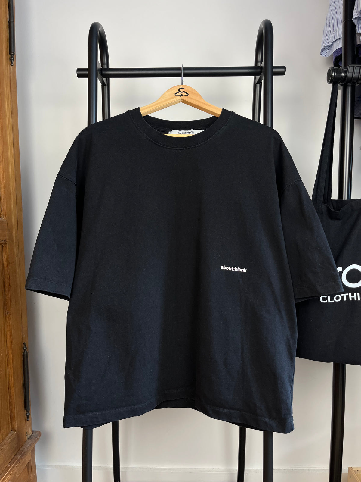 About:Blank Black T-Shirt - XL