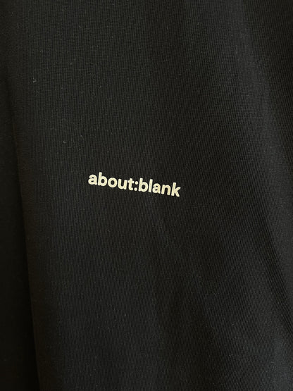 About:Blank Black T-Shirt - XL