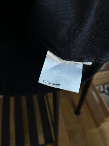 About:Blank Black T-Shirt - XL