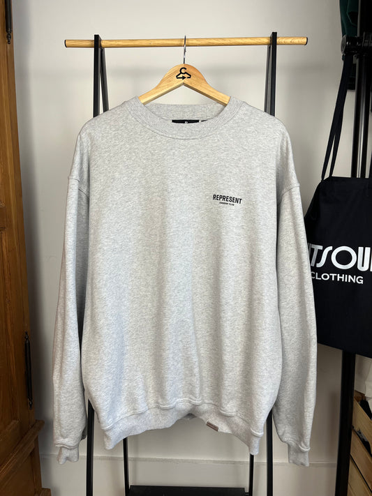 Represent Grey Sweatshirt - Medium