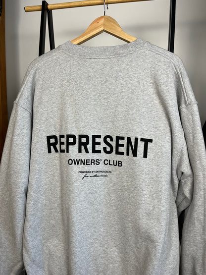 Represent Grey Sweatshirt - Medium