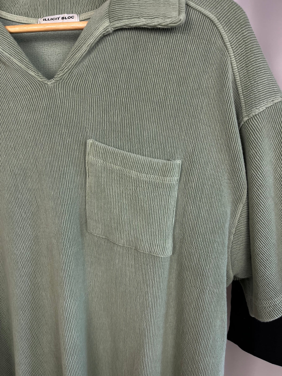 Illicit Bloc Green Polo - Medium
