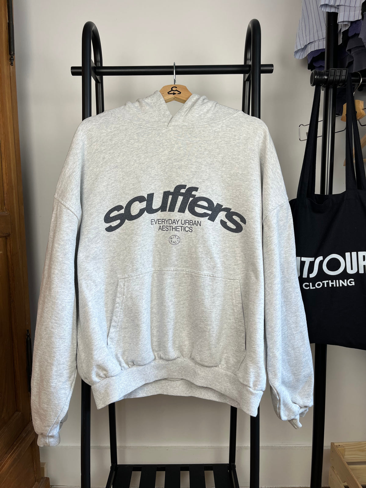 Scuffers Grey Hoodie - XL