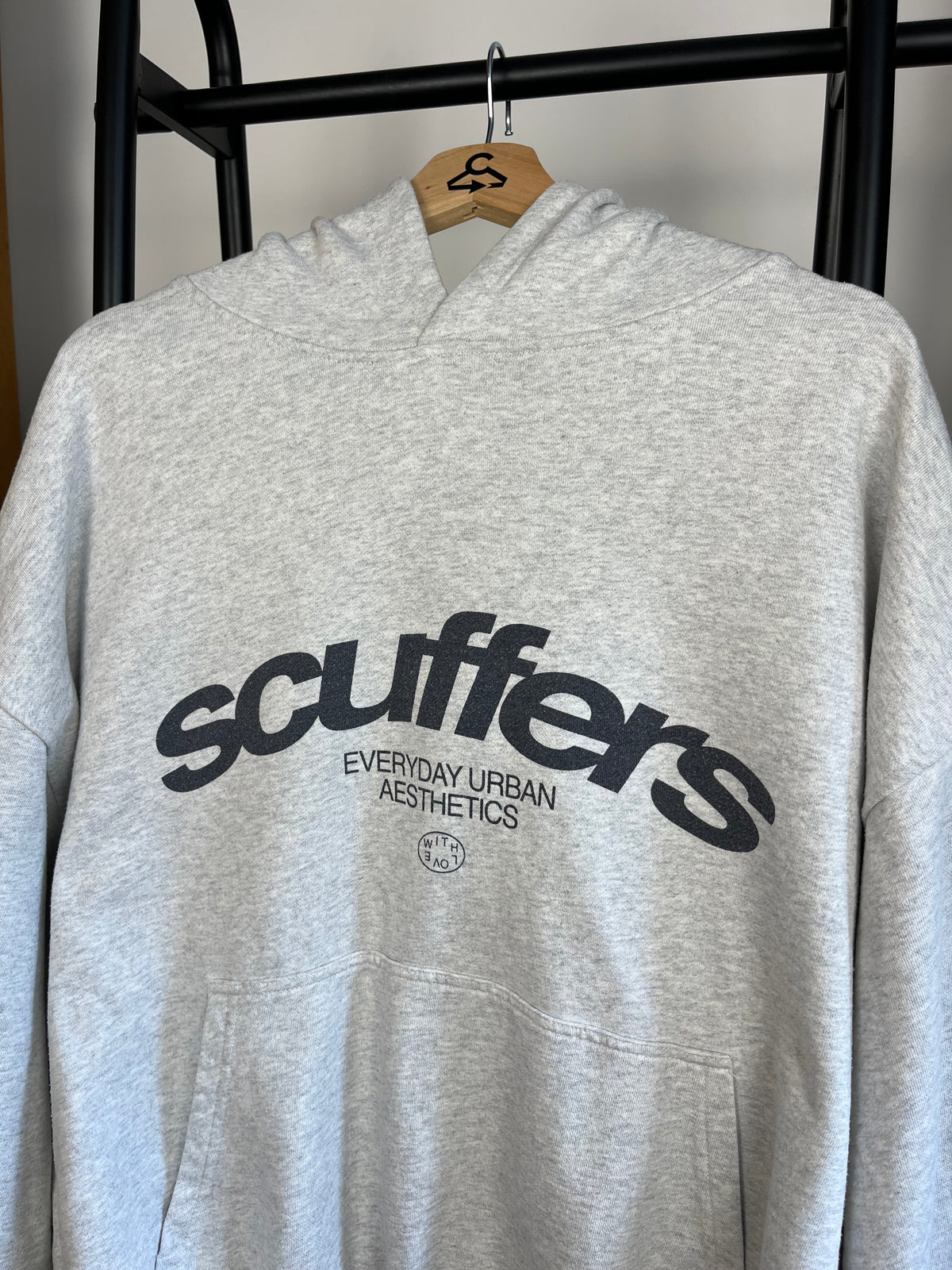 Scuffers Grey Hoodie - XL