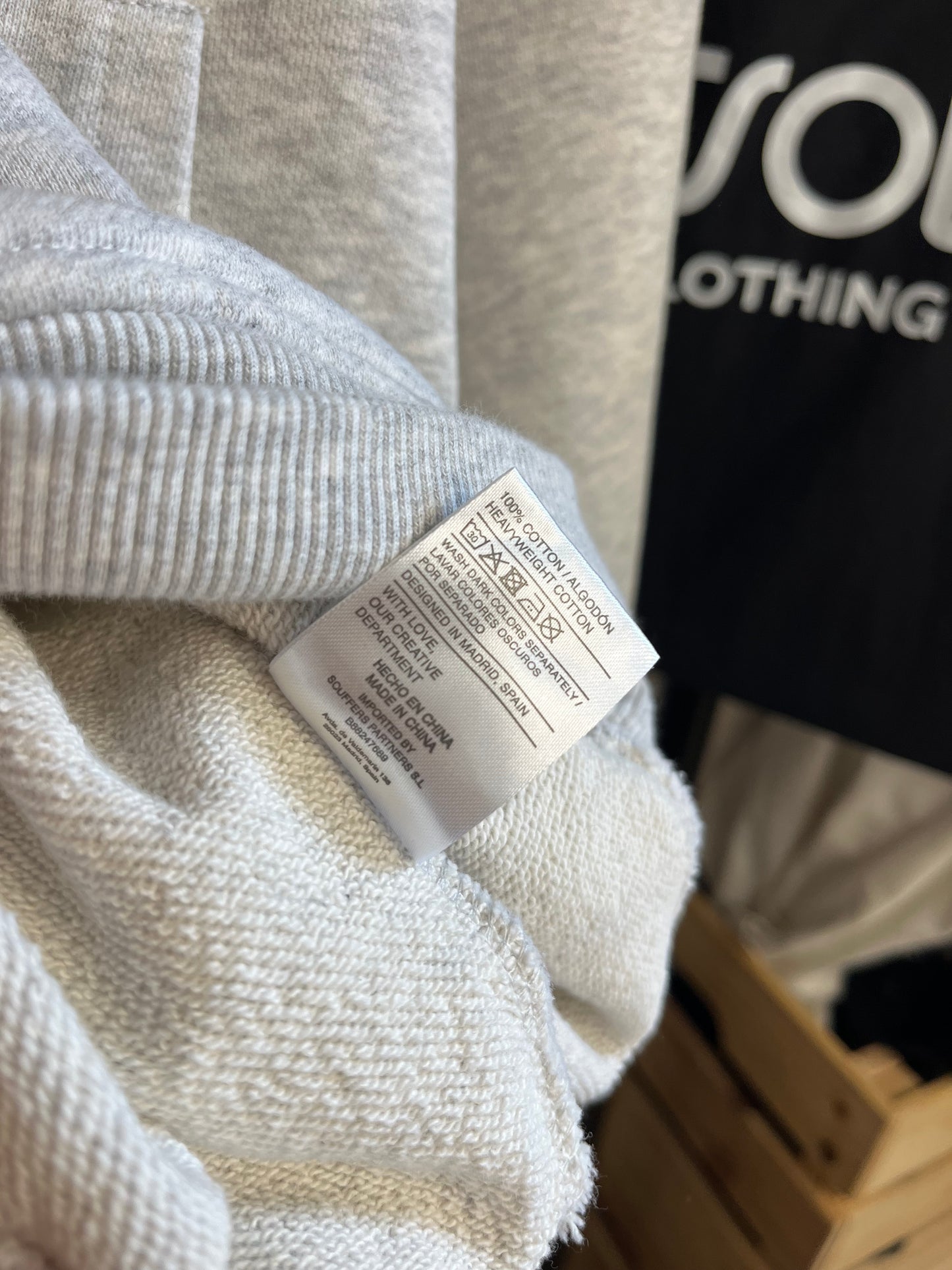 Scuffers Grey Hoodie - Large