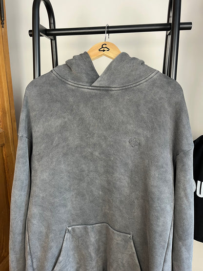 The Couture Club Washed Grey Hoodie - Large