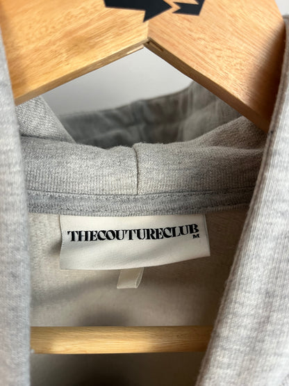 The Couture Club Grey 1/2 Zip Hoodie - Medium