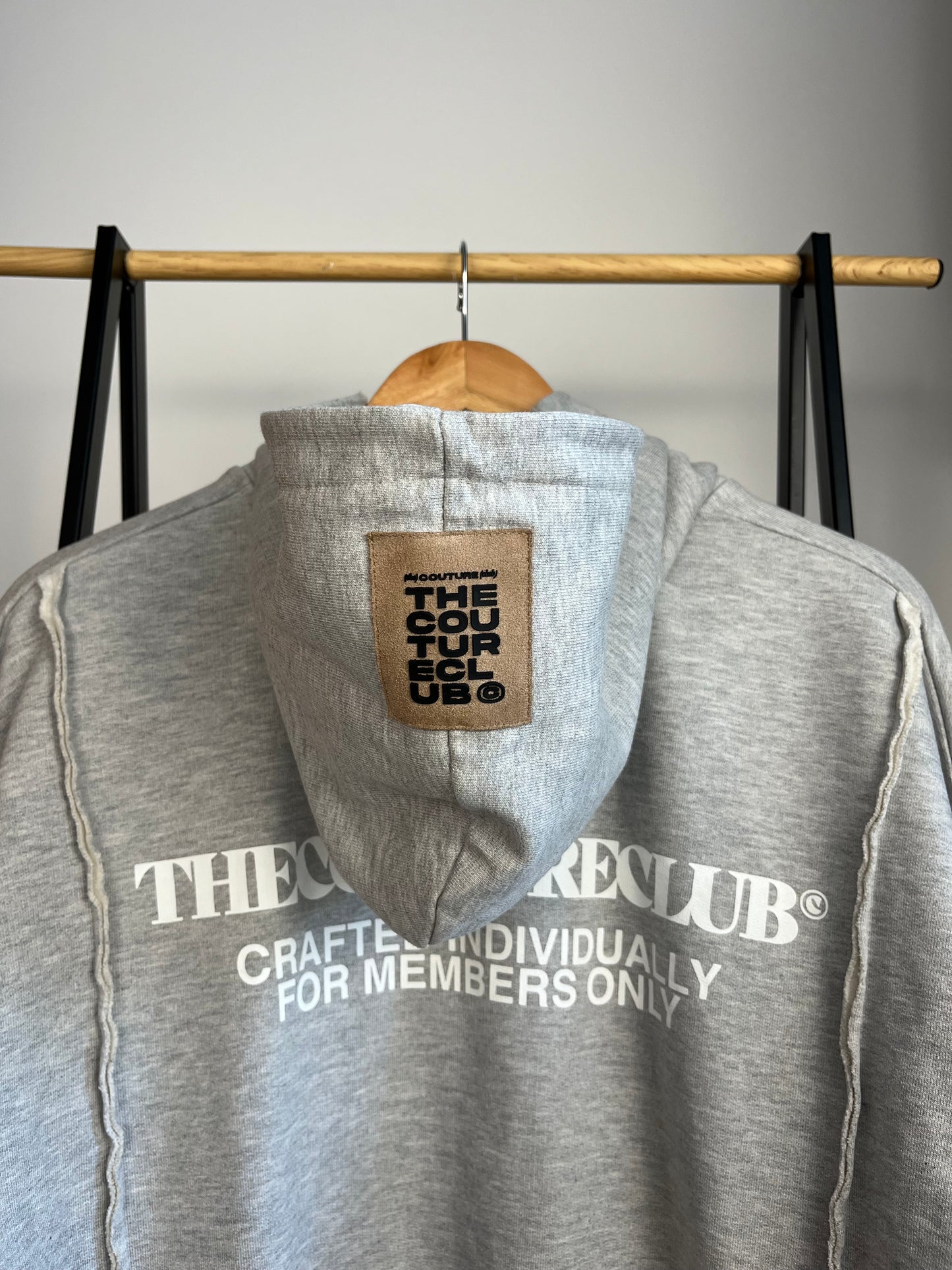 The Couture Club Grey 1/2 Zip Hoodie - Medium