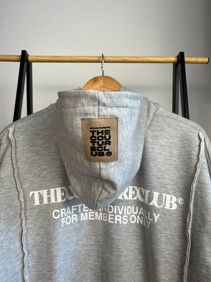 The Couture Club Grey 1/2 Zip Hoodie - Medium