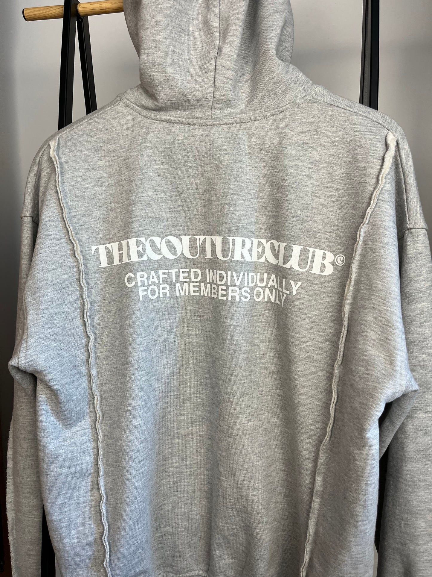 The Couture Club Grey 1/2 Zip Hoodie - Medium