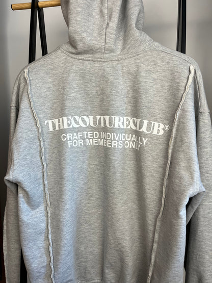 The Couture Club Grey 1/2 Zip Hoodie - Medium