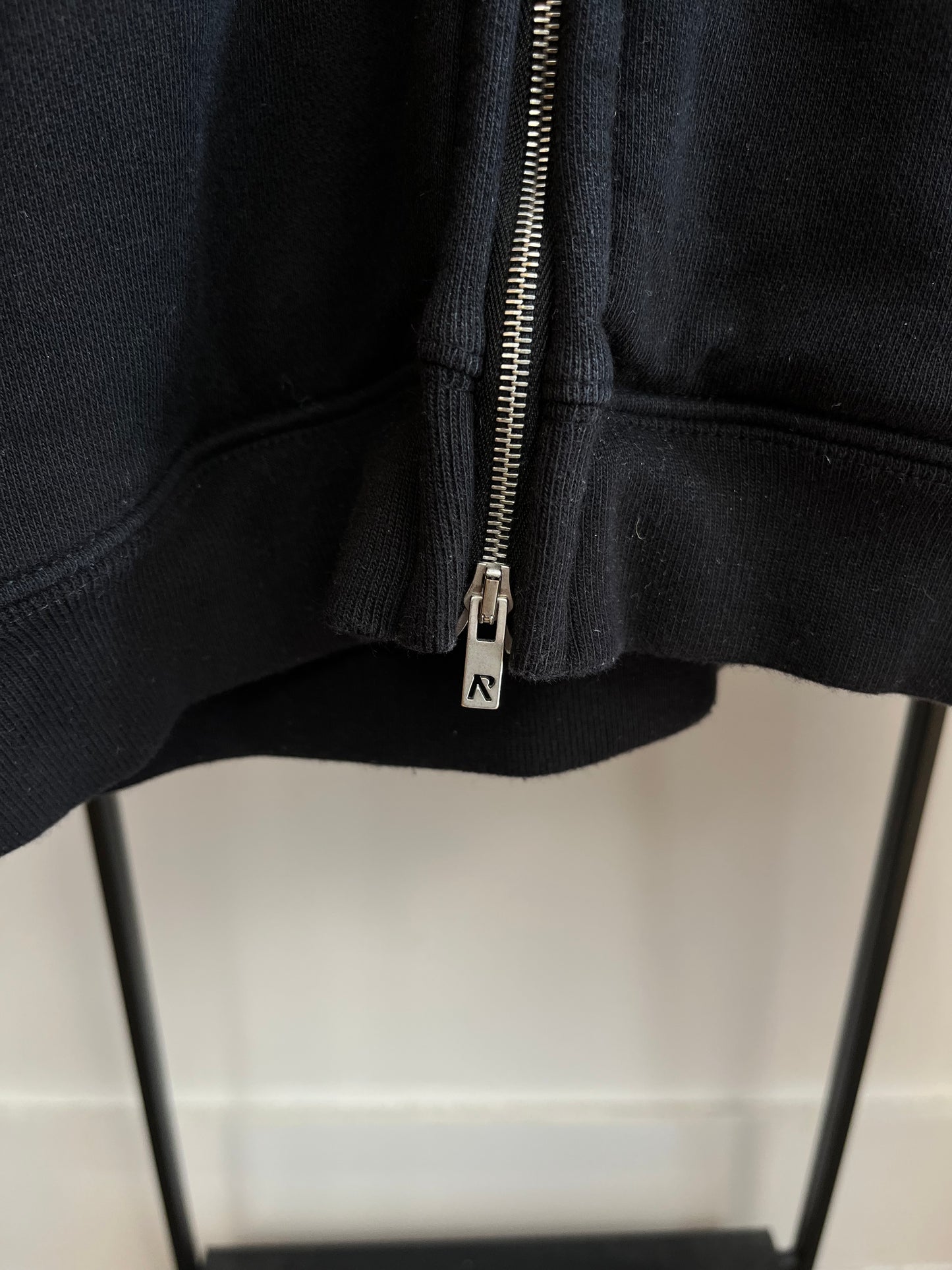 Represent Initial Black Zip Up Hoodie - Large