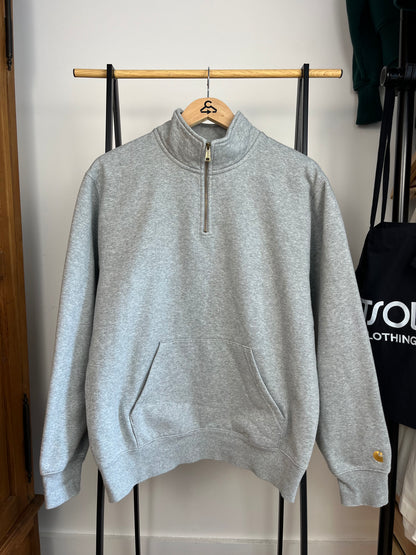 Carhartt Grey 1/4 Zip - Large