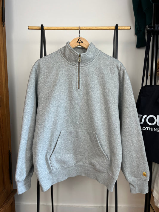 Carhartt Grey 1/4 Zip - Large