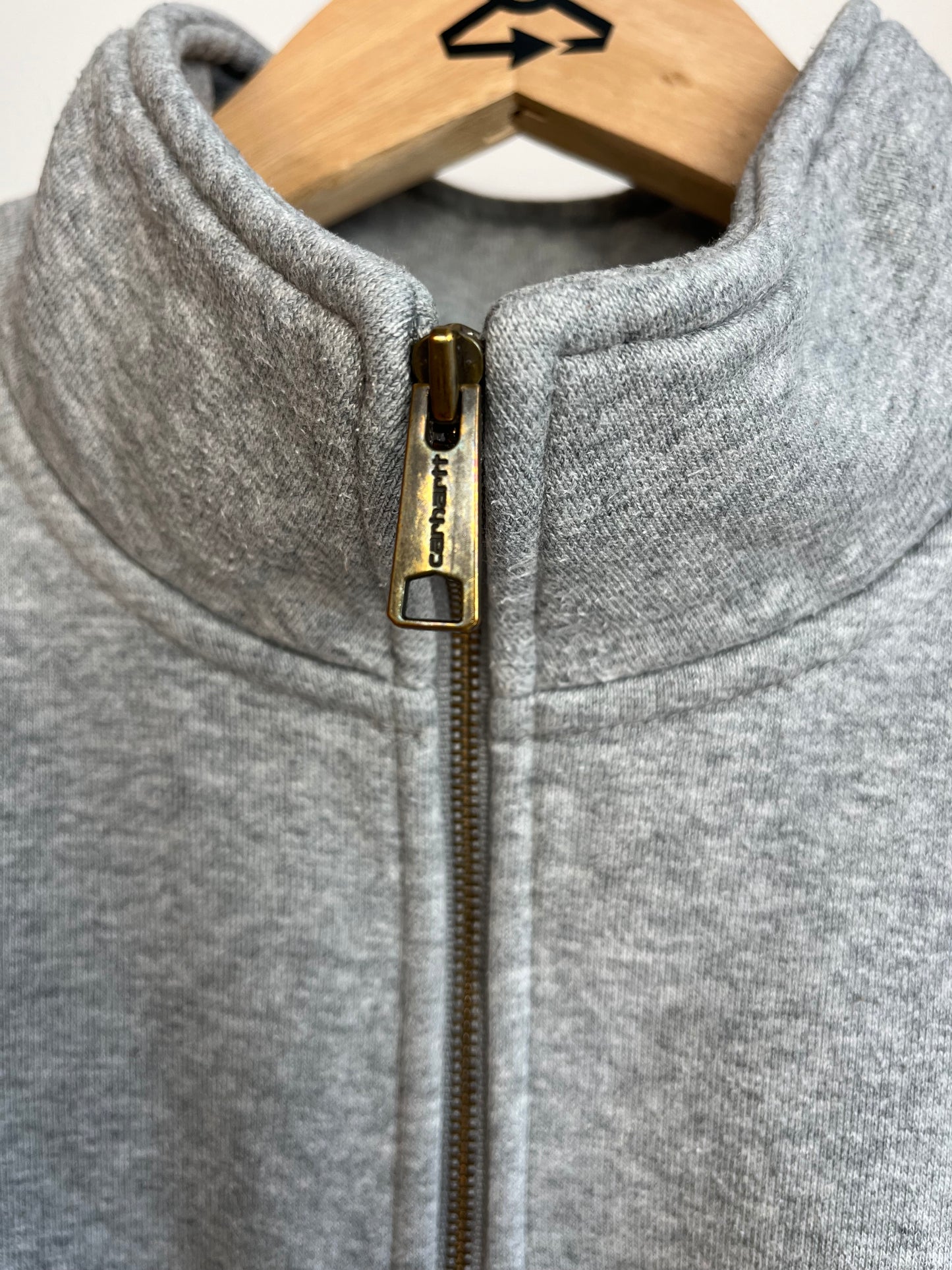 Carhartt Grey 1/4 Zip - Large