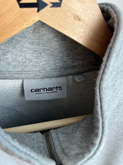 Carhartt Grey 1/4 Zip - Large