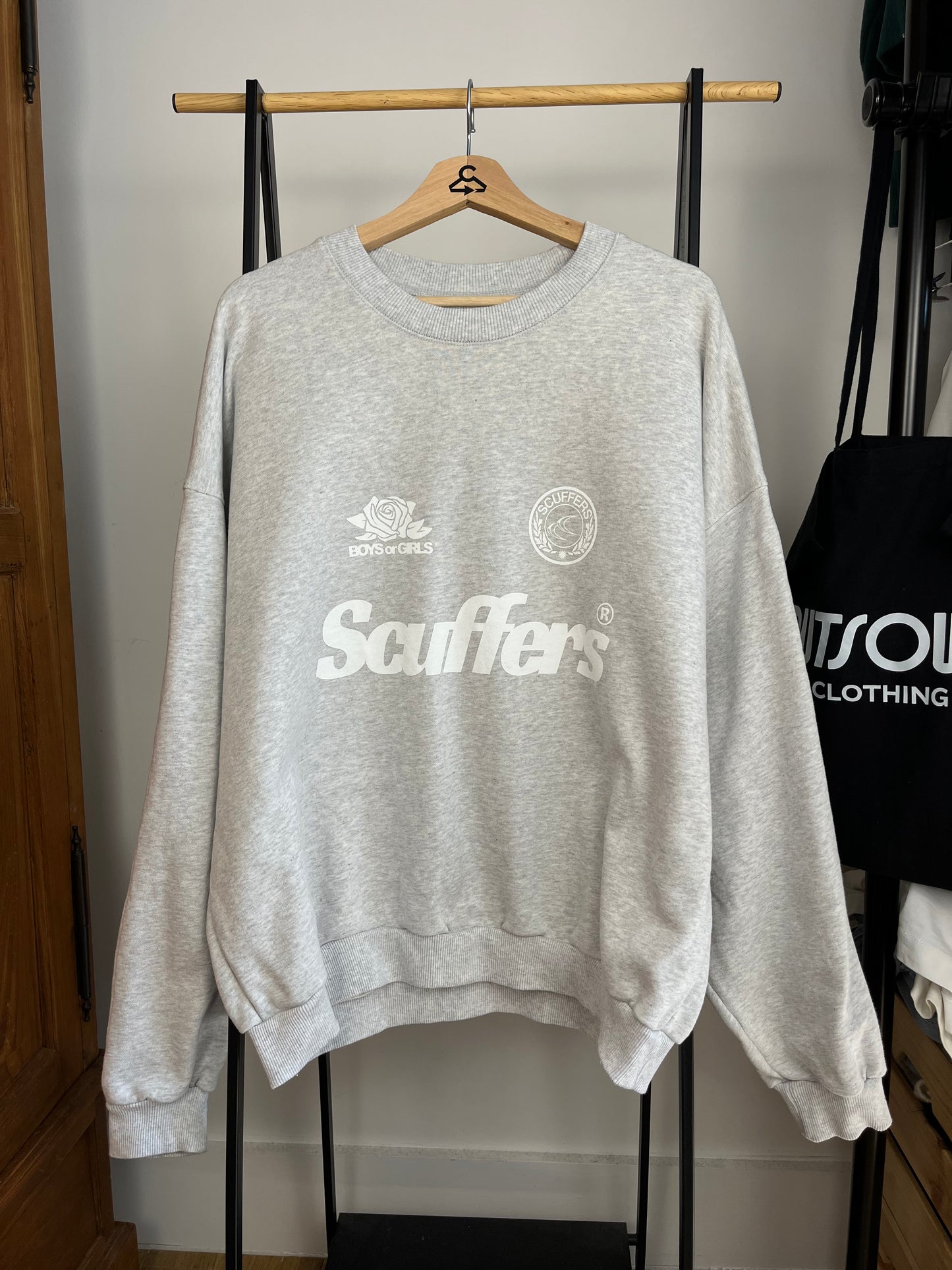 Scuffers Light Grey Sweatshirt - XL