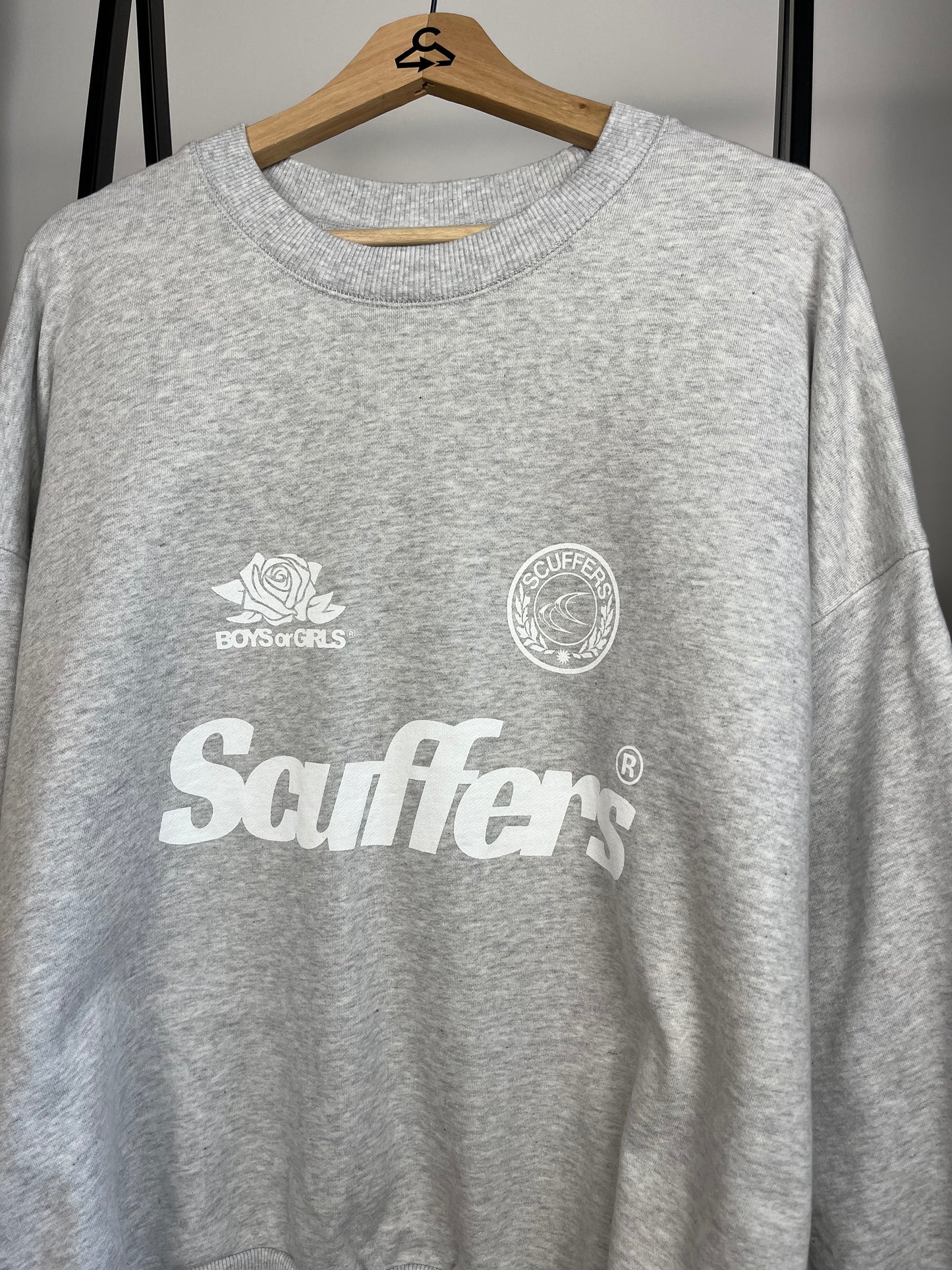 Scuffers Light Grey Sweatshirt - XL