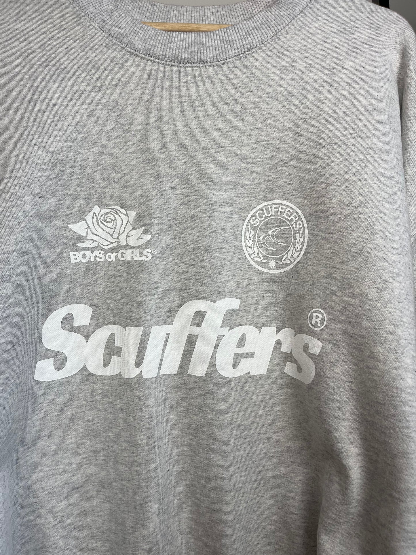Scuffers Light Grey Sweatshirt - XL
