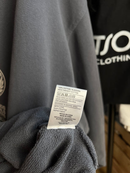 Scuffers Blue/Grey Zip Up Hoodie - XL