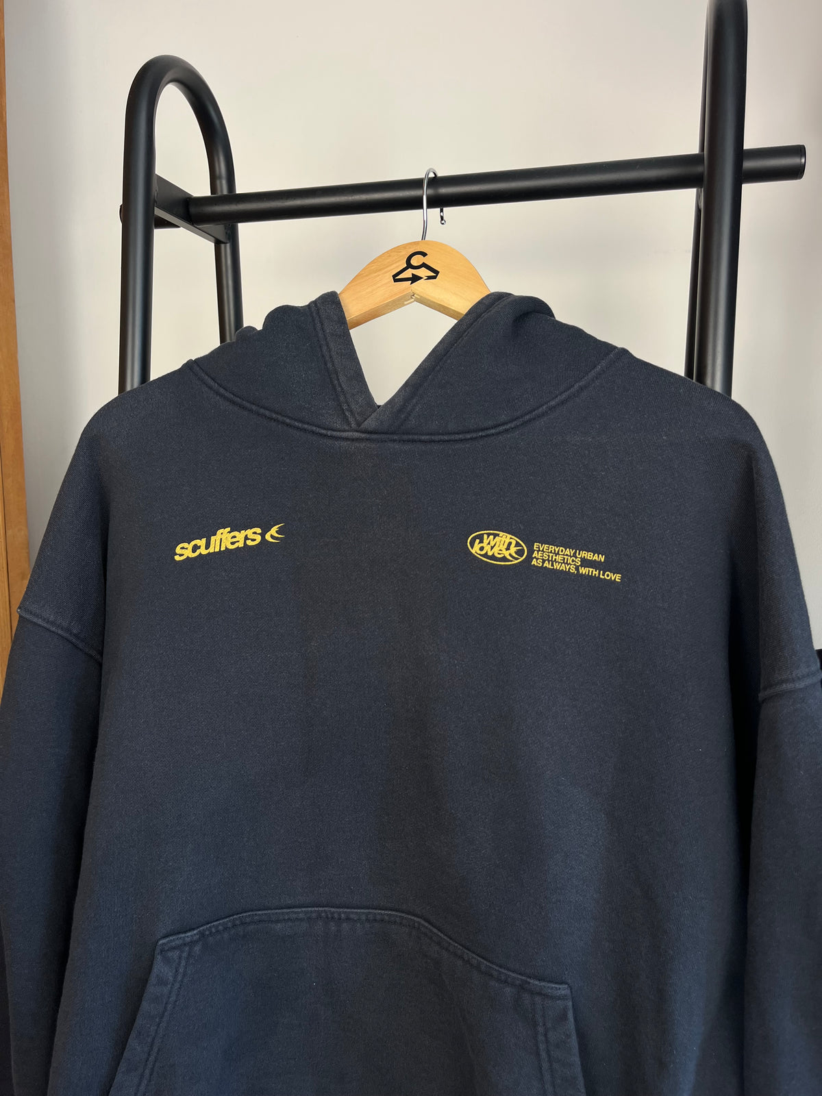Scuffers Navy Hoodie - Large