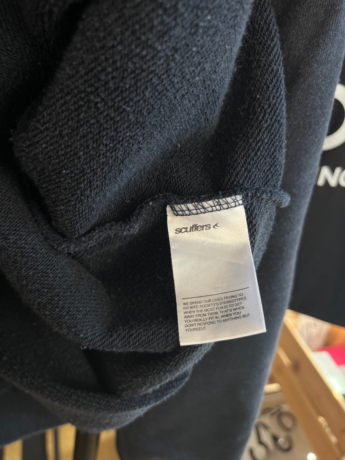 Scuffers Navy Hoodie - Large