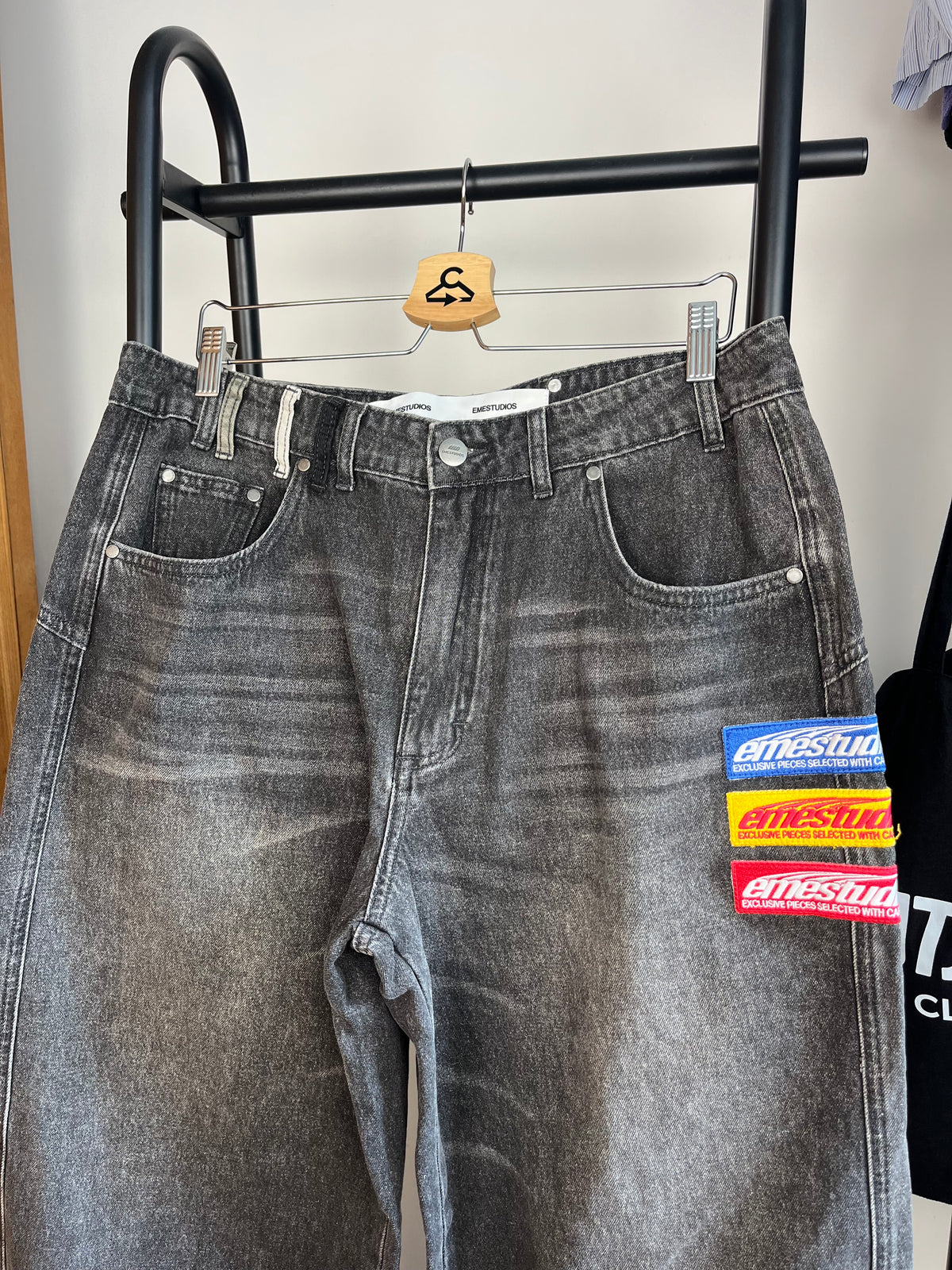 EME Washed Black Jeans - EU 42 UK 32
