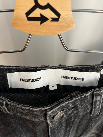 EME Washed Black Jeans - EU 42 UK 32
