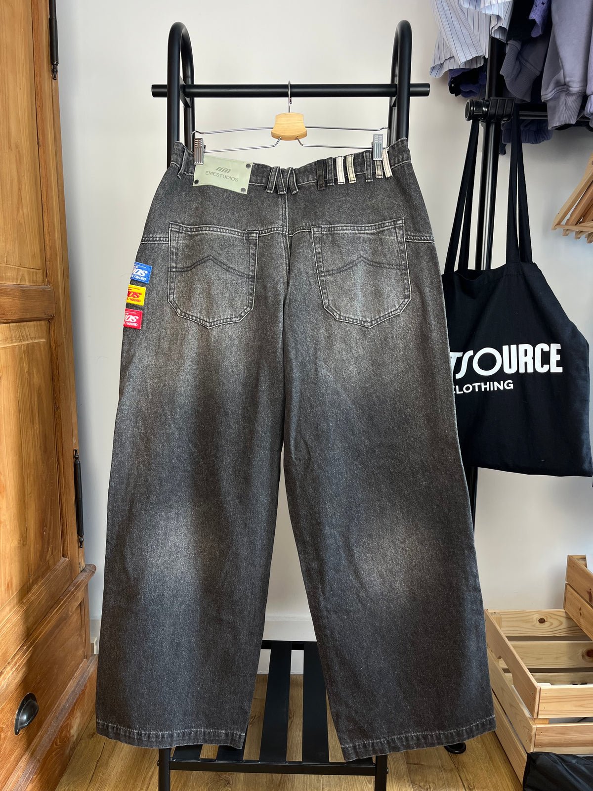 EME Washed Black Jeans - EU 42 UK 32