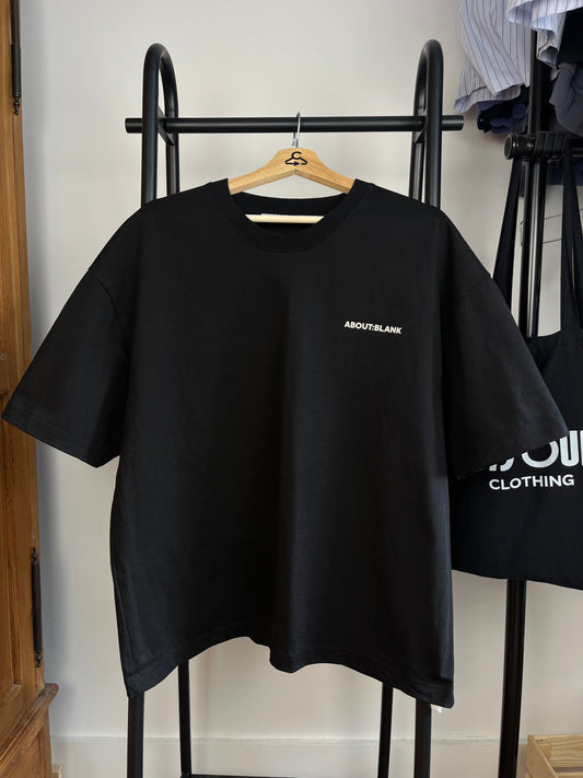 About:Blank Black T-Shirt - Medium