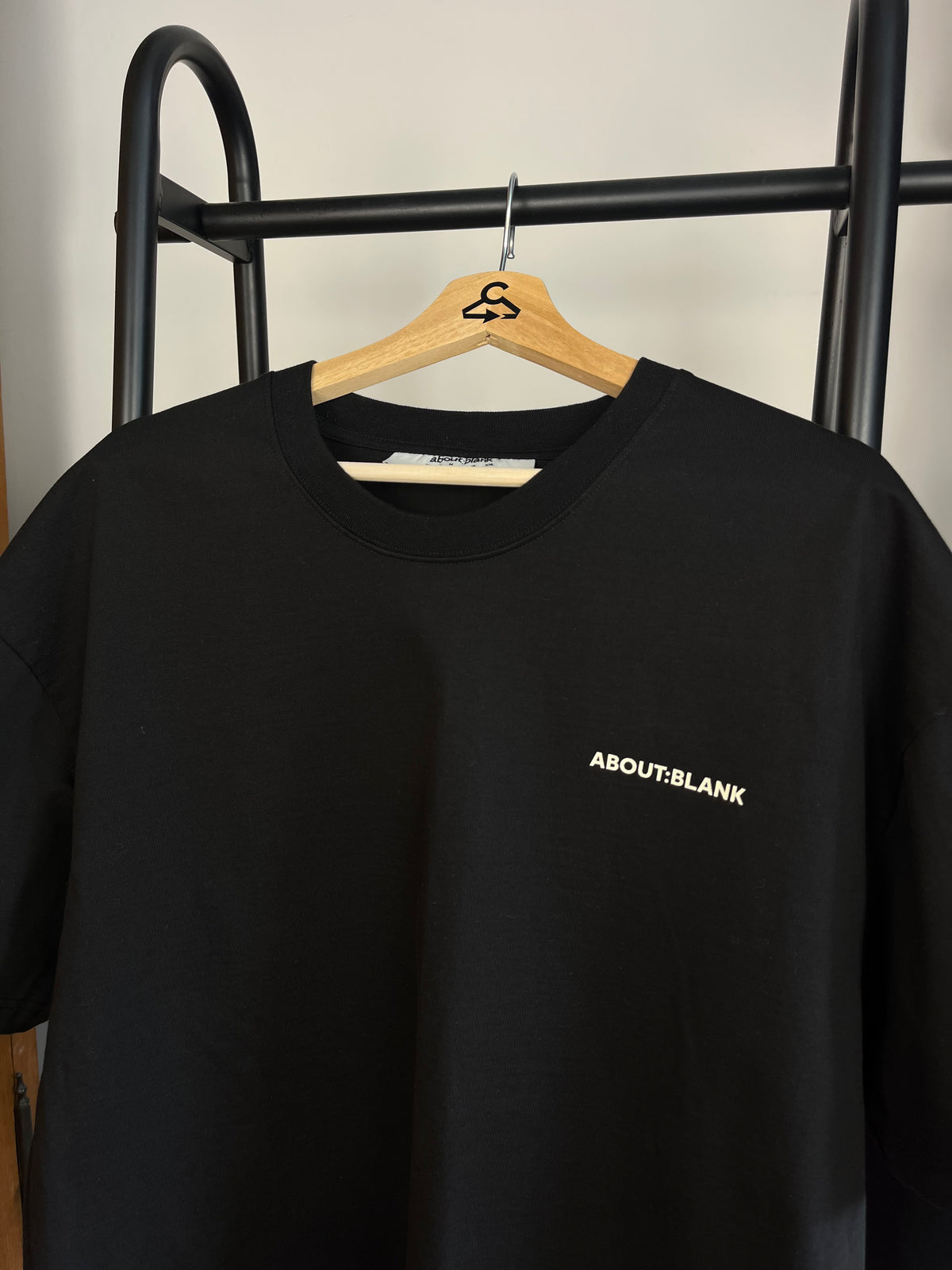 About:Blank Black T-Shirt - Medium