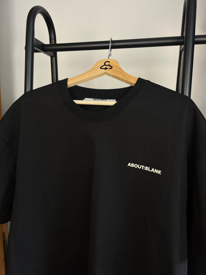 About:Blank Black T-Shirt - Medium