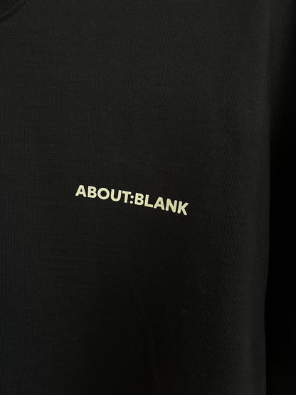 About:Blank Black T-Shirt - Medium