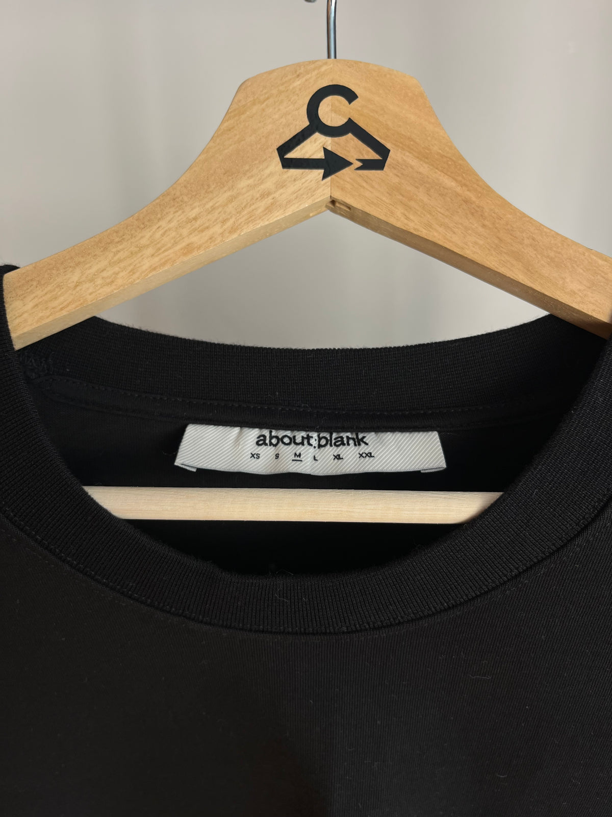 About:Blank Black T-Shirt - Medium