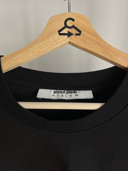 About:Blank Black T-Shirt - Medium