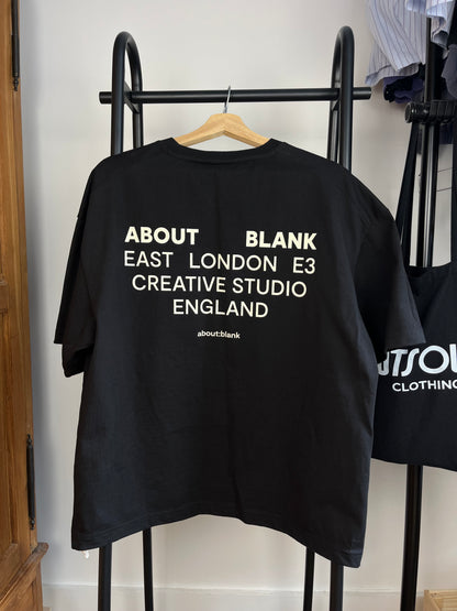 About:Blank Black T-Shirt - Medium