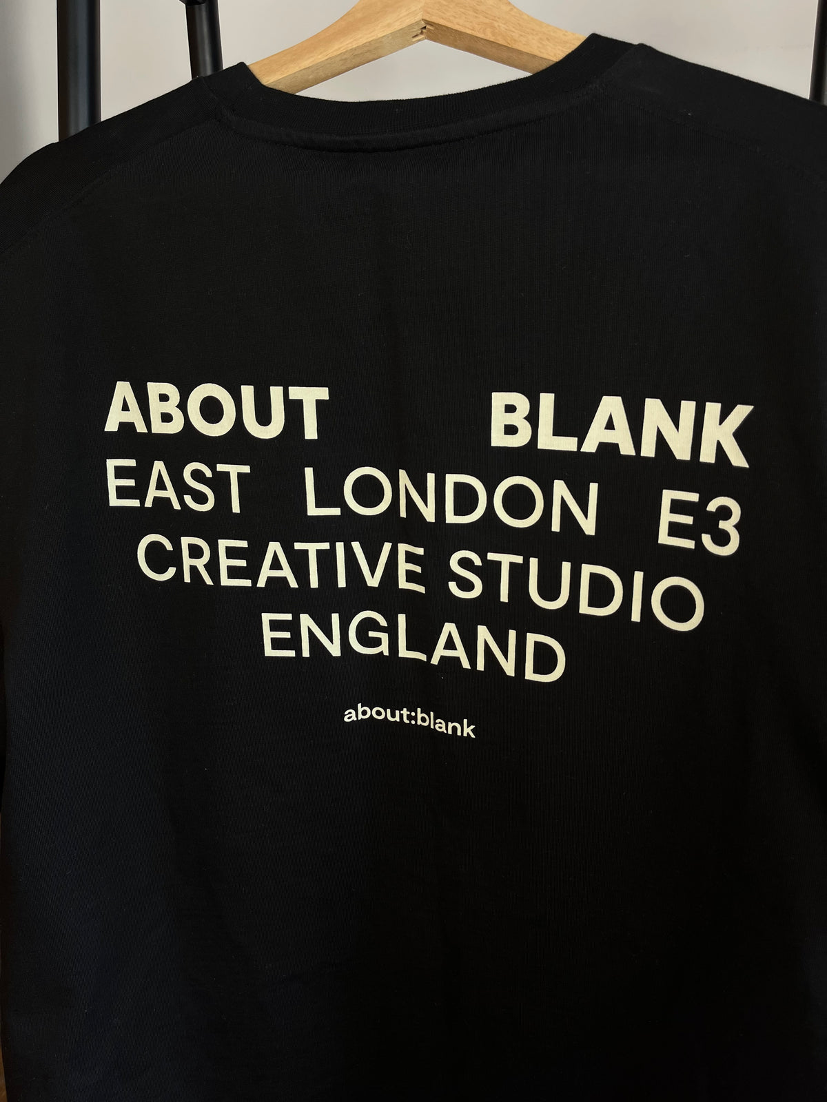 About:Blank Black T-Shirt - Medium