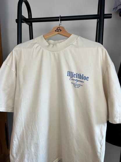 Illicit Bloc Cream T-Shirt - Medium