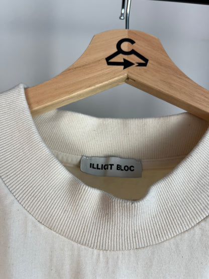 Illicit Bloc Cream T-Shirt - Medium