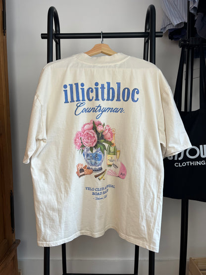 Illicit Bloc Cream T-Shirt - Medium